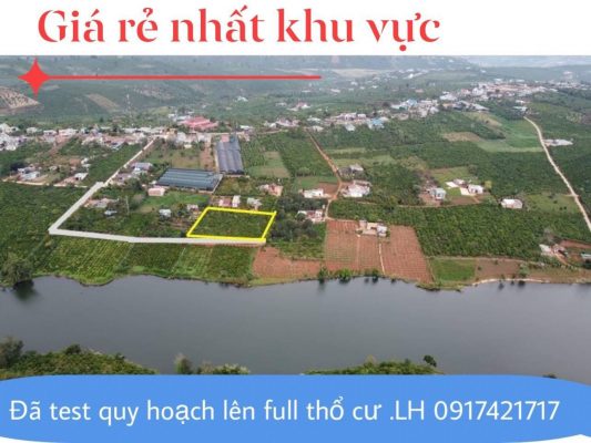 Lô đất view Hồ Di Linh